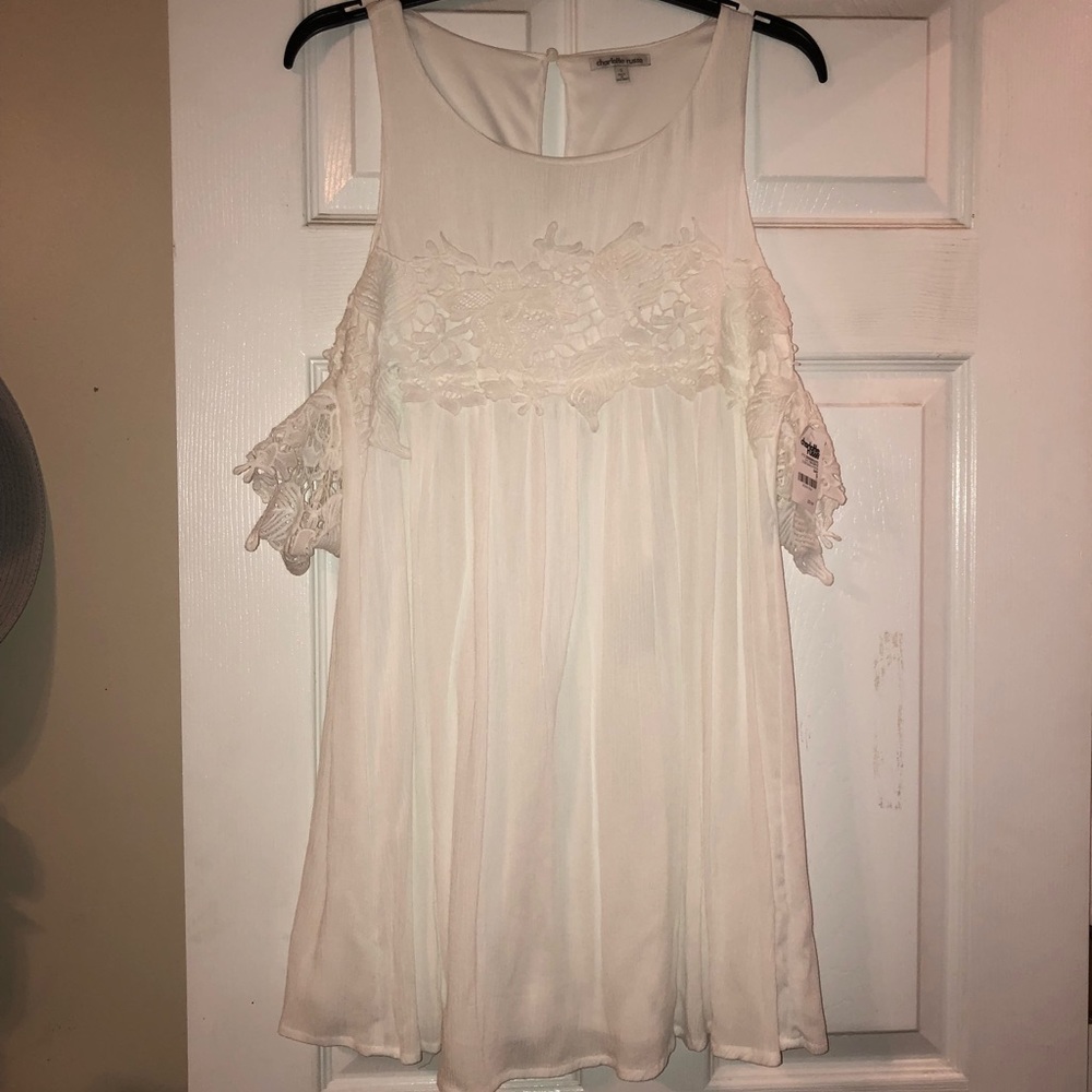 White summer dress, size small